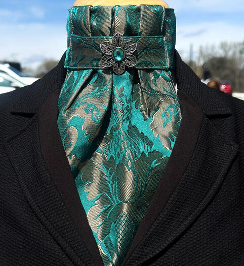 Teal Euro tie